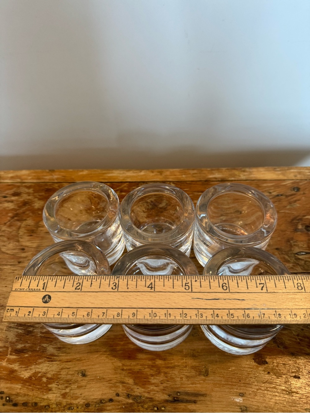 Vintage 80s Kiri by Heikki Orvola Marimekko + Iittala votive candle holders x 6 - Picture 4 of 5